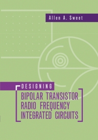 Cover image: Designing Bipolar Transistor Radio Frequency Integrated Circuits 1st edition 9781596931282