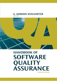 Imagen de portada: Handbook of Software Quality Assurance 9781596931862