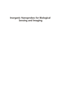 Imagen de portada: Inorganic Nanoprobes for Biological Sensing and Imaging 1st edition 9781596931961
