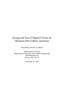 Titelbild: Design and Test of Digital Circuits by Quantum-Dot Cellular Automata 1st edition 9781596932678
