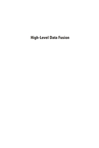 表紙画像: High-Level Data Fusion 1st edition 9781596932814
