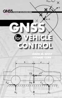 Cover image: GNSS for Vehicle Control 9781596933019