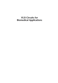 Cover image: VLSI Circuits for Biomedical Applications 1st edition 9781596933170