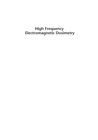 Cover image: High Frequency Electromagnetic Dosimetry 1st edition 9781596933972