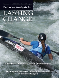 Imagen de portada: Behavior Analysis for Lasting Change 4th edition 9781597380850