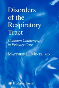 Titelbild: Disorders of the Respiratory Tract 9781588295569