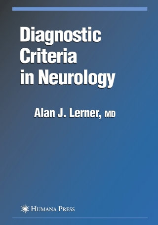 Imagen de portada: Diagnostic Criteria in Neurology 9781588294821