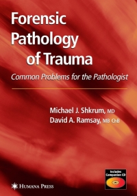Cover image: Forensic Pathology of Trauma 9781588294586