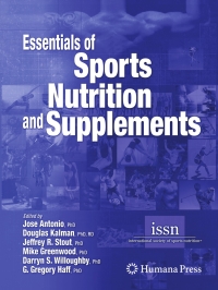 Omslagafbeelding: Essentials of Sports Nutrition and Supplements 1st edition 9781588296115