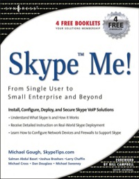Imagen de portada: Skype Me! From Single User to Small Enterprise and Beyond 9781597490320