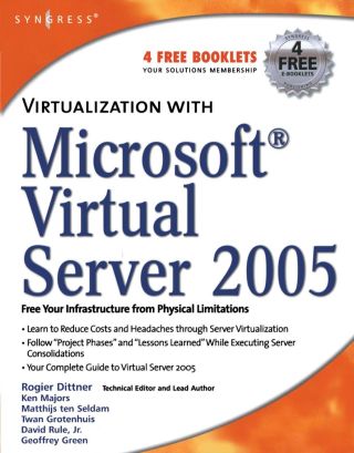 Immagine di copertina: Virtualization with Microsoft Virtual Server 2005 9781597491068