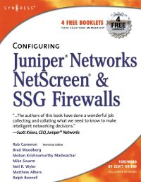 表紙画像: Configuring Juniper Networks NetScreen & SSG Firewalls 9781597491181