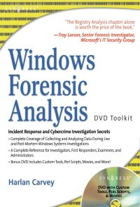 Cover image: Windows Forensic Analysis DVD Toolkit 9781597491563