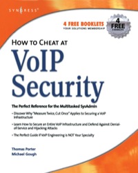 Imagen de portada: How to Cheat at VoIP Security 9781597491693