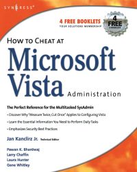Imagen de portada: How to Cheat at Microsoft Vista Administration 9781597491747