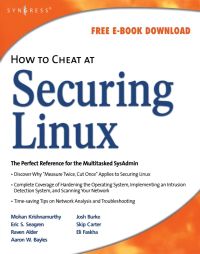 Imagen de portada: How to Cheat at Securing Linux 9781597492072