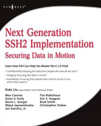 Cover image: Next Generation SSH2 Implementation: Securing Data in Motion 9781597492836