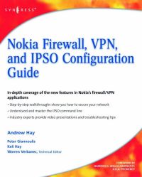 Imagen de portada: Nokia Firewall, VPN, and IPSO Configuration Guide 9781597492867