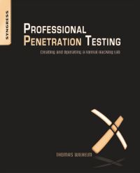 Imagen de portada: Professional Penetration Testing: Volume 1: Creating and Learning in a Hacking Lab 9781597494250