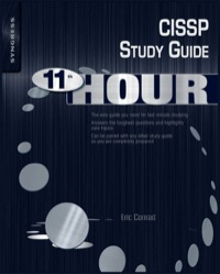 Imagen de portada: Eleventh Hour CISSP: Study Guide 9781597495660