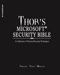 Imagen de portada: Thor's Microsoft Security Bible 9781597495721