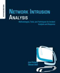 Cover image: Network Intrusion Analysis: Methodologies, Tools, and Techniques for Incident Analysis and Response 9781597499620