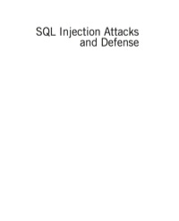 Immagine di copertina: SQL Injection Attacks and Defense 2nd edition 9781597499637