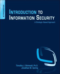 表紙画像: Introduction to Information Security: A Strategic-Based Approach 9781597499699