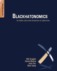 Immagine di copertina: Blackhatonomics: An Inside Look at the Economics of Cybercrime 9781597497404