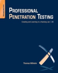 Imagen de portada: Professional Penetration Testing: Creating and Learning in a Hacking Lab 2nd edition 9781597499934