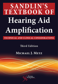 Omslagafbeelding: Sandlin's Textbook of Hearing Aid Amplification 3rd edition 9781597565639