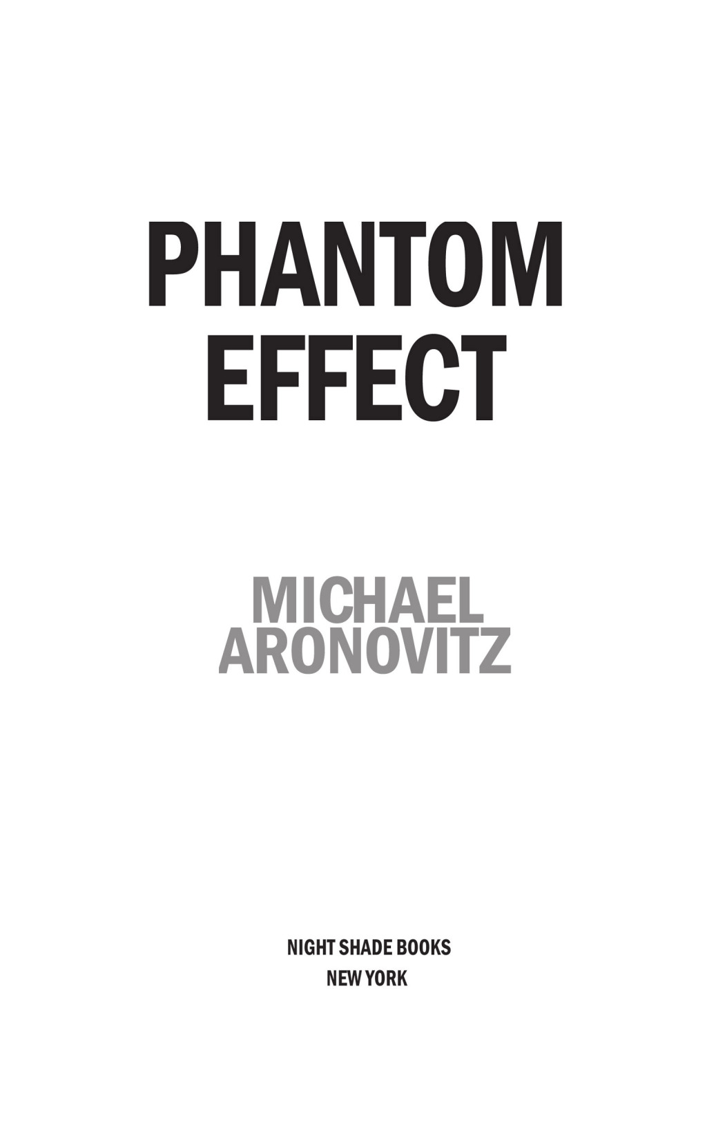 Phantom Effect (eBook)