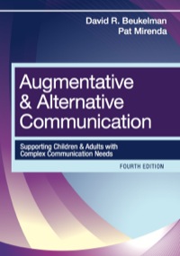 Cover image: Augmentative and Alternative Communication 4th edition 9781598571967