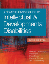 Imagen de portada: A Comprehensive Guide to Intellectual and Developmental Disabilities 2nd edition 9781598576023