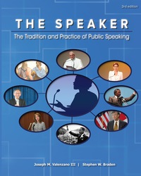 Cover image: The Speaker: The Tradition and Practice of Public Speaking 3rd edition 9781680361056