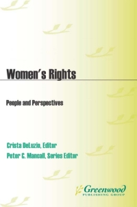 Omslagafbeelding: Women's Rights 1st edition 9781598841145