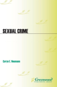 Titelbild: Sexual Crime 1st edition