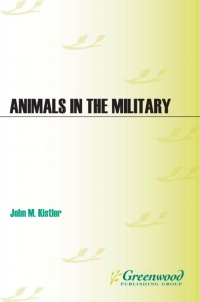 Cover image: Animals in the Military 1st edition