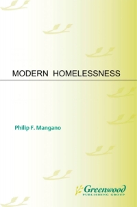 Imagen de portada: Modern Homelessness 1st edition