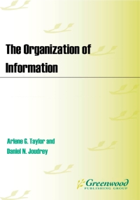 Cover image: The Organization of Information 3rd edition 9781591587002