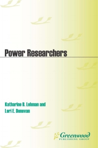 Cover image: Power Researchers 1st edition