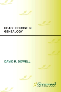 Cover image: Crash Course in Genealogy 1st edition
