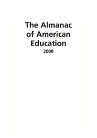 Cover image: The Almanac of American Education 2008 5th edition 9781598882698