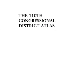 Titelbild: The 110th Congressional District Atlas 9781598882407
