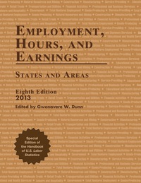 Cover image: Employment, Hours, and Earnings 2013 8th edition 9781598886375