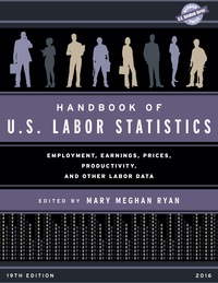 Cover image: Handbook of U.S. Labor Statistics 2016 19th edition 9781598888249