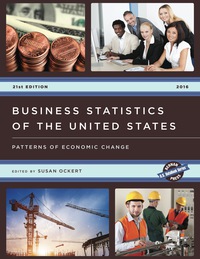 Cover image: Business Statistics of the United States 2016 21st edition 9781598888782