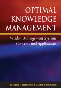 Cover image: Optimal Knowledge Management 9781599040165