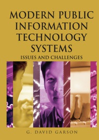 表紙画像: Modern Public Information Technology Systems 9781599040516