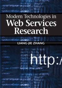 Imagen de portada: Modern Technologies in Web Services Research 9781599042800